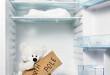 Zugefrorener Kühlschrank